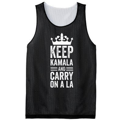 Keep Kamala And Carry On A La Funny Harris Winner Mesh Reversible Basketball Jersey Tank