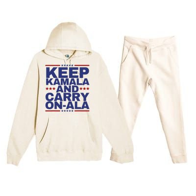 Keep Kamala And Carry Onala Premium Hooded Sweatsuit Set