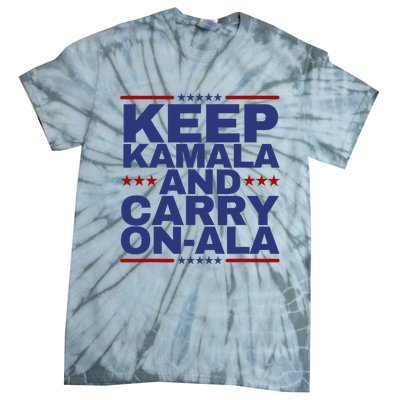 Keep Kamala And Carry Onala Tie-Dye T-Shirt