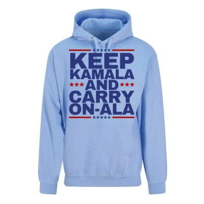 Keep Kamala And Carry Onala Unisex Surf Hoodie