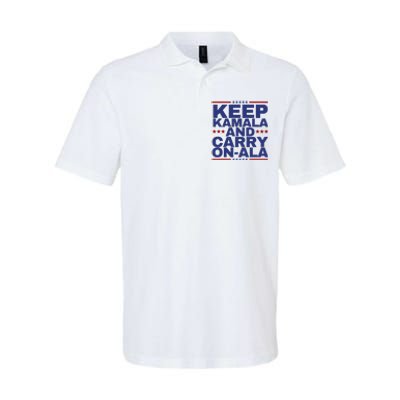 Keep Kamala And Carry Onala Softstyle Adult Sport Polo