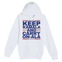 Keep Kamala And Carry Onala Premium Pullover Hoodie