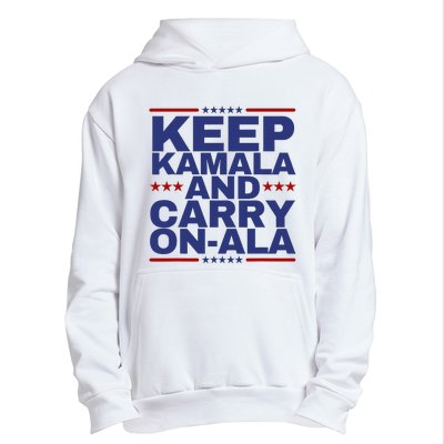 Keep Kamala And Carry Onala Urban Pullover Hoodie