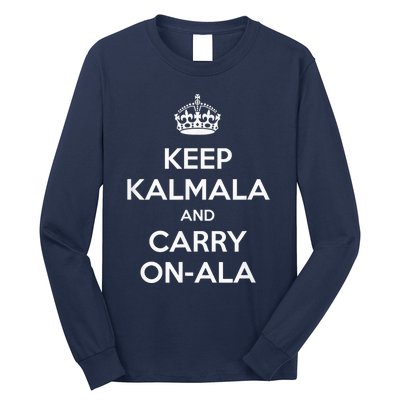 Keep Kamala And Carry Onala Kamala Harris 2024 Funny Long Sleeve Shirt