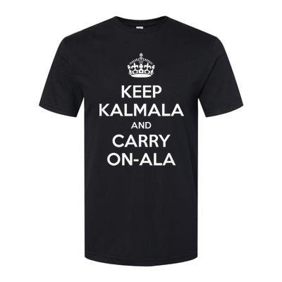 Keep Kamala And Carry Onala Kamala Harris 2024 Funny Softstyle CVC T-Shirt