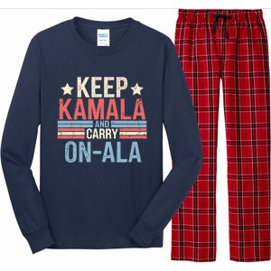 Keep Kamala And Carry Onala Long Sleeve Pajama Set