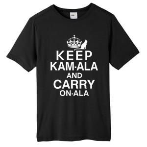 Keep Kamala And Carry Onala Quotes Tall Fusion ChromaSoft Performance T-Shirt