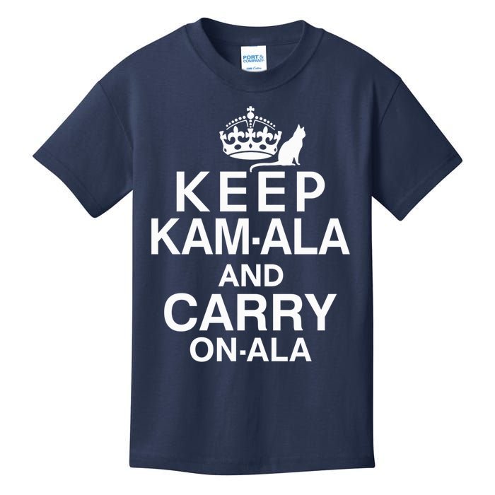 Keep Kamala And Carry Onala Quotes Kids T-Shirt