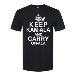 Keep Kamala And Carry Onala Quotes Softstyle CVC T-Shirt