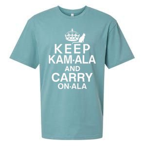 Keep Kamala And Carry Onala Quotes Sueded Cloud Jersey T-Shirt