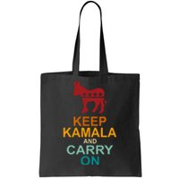 Keep Kamala And Carry On Vintage Design Tote Bag