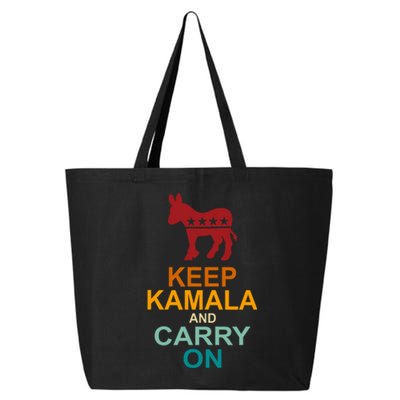 Keep Kamala And Carry On Vintage Design 25L Jumbo Tote