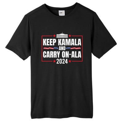 Keep Kamala And Carry Onala Usa White House Tall Fusion ChromaSoft Performance T-Shirt