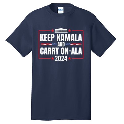 Keep Kamala And Carry Onala Usa White House Tall T-Shirt