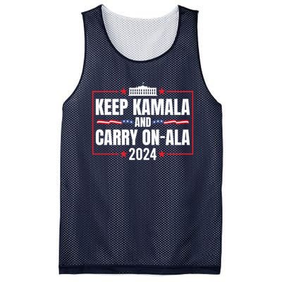 Keep Kamala And Carry Onala Usa White House Mesh Reversible Basketball Jersey Tank