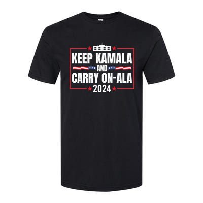 Keep Kamala And Carry Onala Usa White House Softstyle CVC T-Shirt