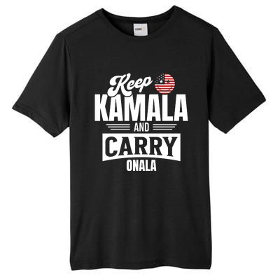 Keep Kamala And Carry On Ala Tall Fusion ChromaSoft Performance T-Shirt