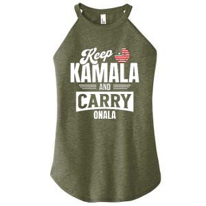 Keep Kamala And Carry On Ala Women's Perfect Tri Rocker Tank