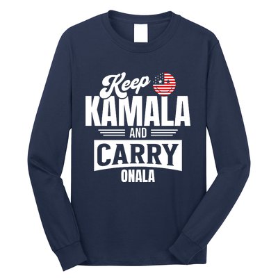 Keep Kamala And Carry On Ala Long Sleeve Shirt