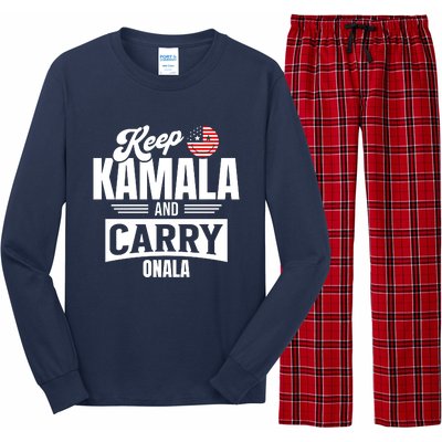 Keep Kamala And Carry On Ala Long Sleeve Pajama Set