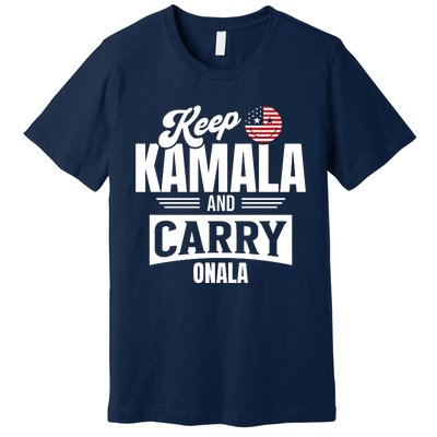 Keep Kamala And Carry On Ala Premium T-Shirt