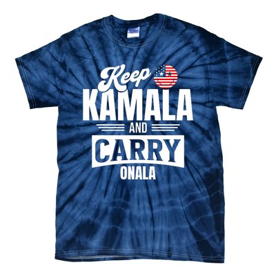 Keep Kamala And Carry On Ala Tie-Dye T-Shirt