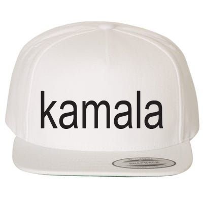 Kamala Wool Snapback Cap