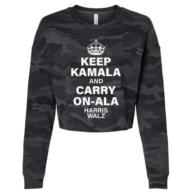 Keep Kamala And Carry On Ala Cropped Pullover Crew