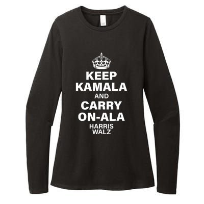 Keep Kamala And Carry On Ala Womens CVC Long Sleeve Shirt