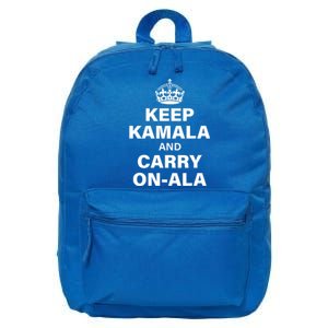 Keep Kamala And Carry On Ala 16 in Basic Backpack