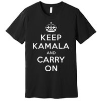 Keep Kamala And Carry On Premium T-Shirt