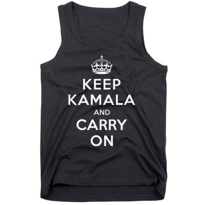 Keep Kamala And Carry On Tank Top