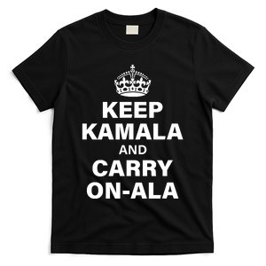 Keep Kamala And Carry On Ala Kamala Harris 2024 T-Shirt