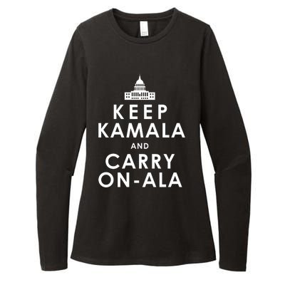 Keep Kamala And Carry On Ala Womens CVC Long Sleeve Shirt