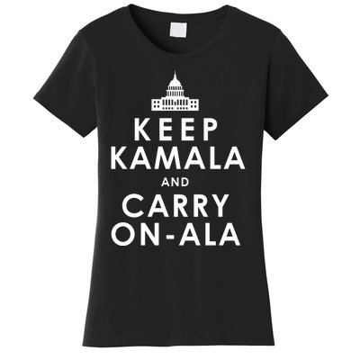 Keep Kamala And Carry On Ala Women's T-Shirt