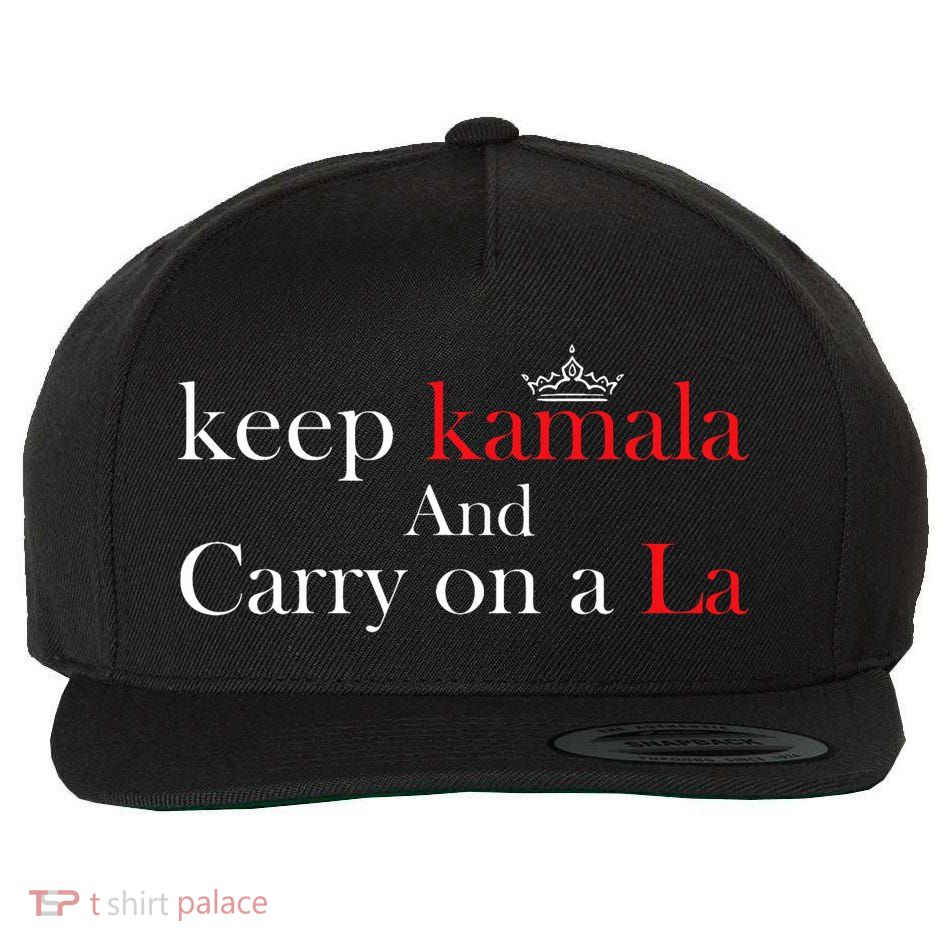 Keep Kamala And Carry On A La Wool Snapback Cap