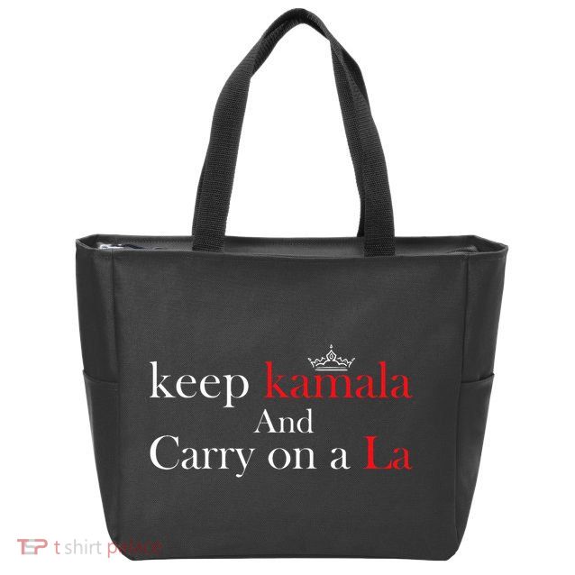 Keep Kamala And Carry On A La Zip Tote Bag