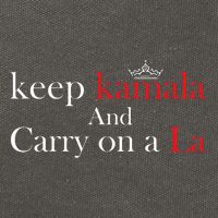 Keep Kamala And Carry On A La Cotton Canvas Backpack
