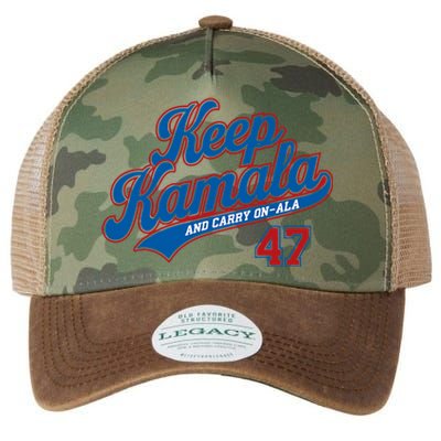 Keep Kamala And Carry On A La Legacy Tie Dye Trucker Hat