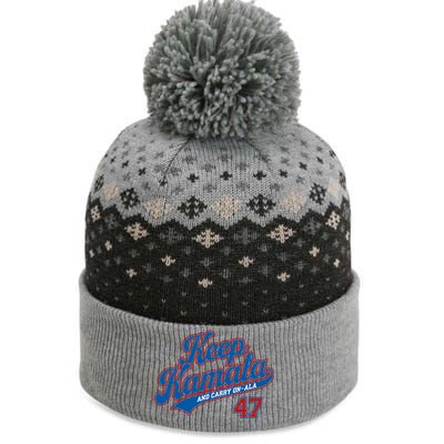 Keep Kamala And Carry On A La The Baniff Cuffed Pom Beanie