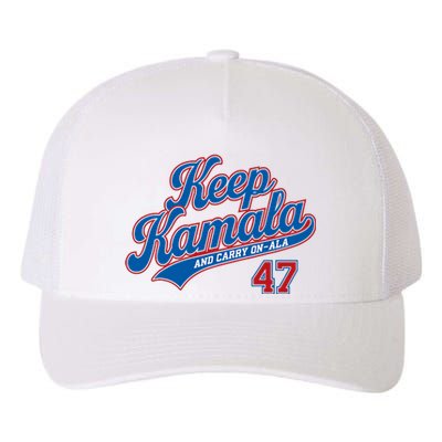 Keep Kamala And Carry On A La Yupoong Adult 5-Panel Trucker Hat