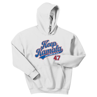 Keep Kamala And Carry On A La Kids Hoodie