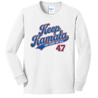 Keep Kamala And Carry On A La Kids Long Sleeve Shirt