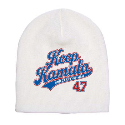 Keep Kamala And Carry On A La Short Acrylic Beanie