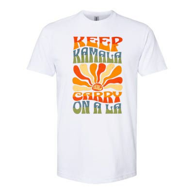 Keep Kamala And Carry On A La Softstyle CVC T-Shirt