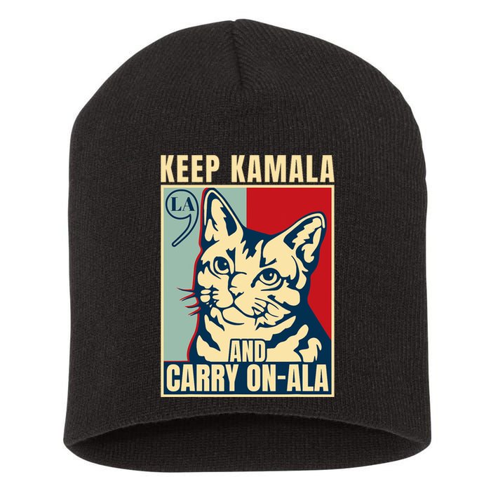 Keep Kamala And Carry On A La Short Acrylic Beanie