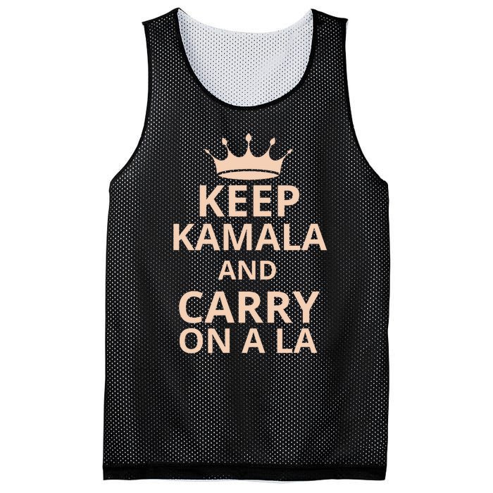 Keep Kamala And Carry On A La Mesh Reversible Basketball Jersey Tank