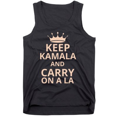 Keep Kamala And Carry On A La Tank Top