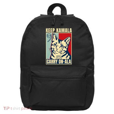 Keep Kamala And Carry On Ala 16 in Basic Backpack