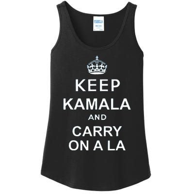 Keep Kamala And Carry On A La Ladies Essential Tank